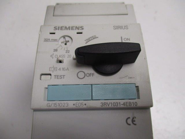SIEMENS 3RV1031-4EB10 CIRCUIT BREAKER 22-32A (AS PICTURED)  UNMP