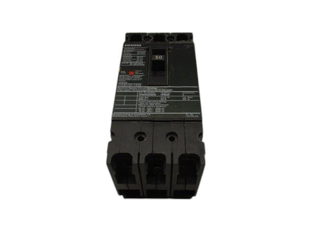 SIEMENS HHED63M050 CIRCUIT BREAKER 50A UNMP