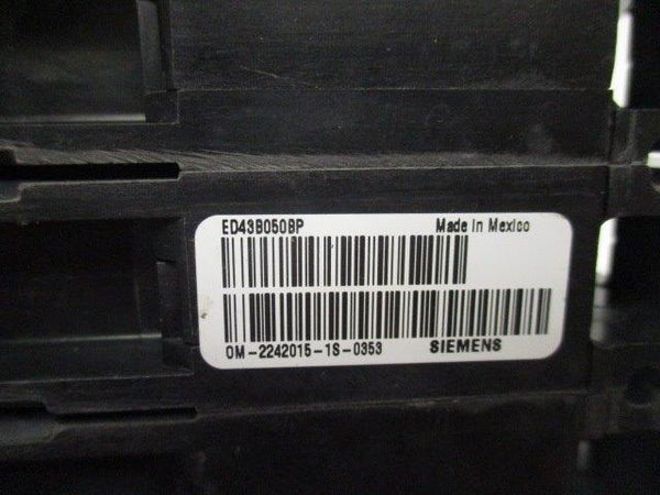 SIEMENS ED43B050BP CIRCUIT BREAKER 50A (AS PICTURED)  UNMP