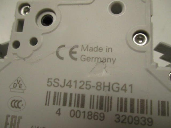 SIEMENS 5SJ4125-8HG41 CIRCUIT BREAKER 25A (AS PICTURED)  NSNP