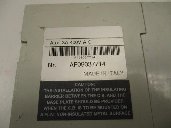 ABB AF09037714 CIRCUIT BREAKER 3A (AS PICTURED)  UNMP