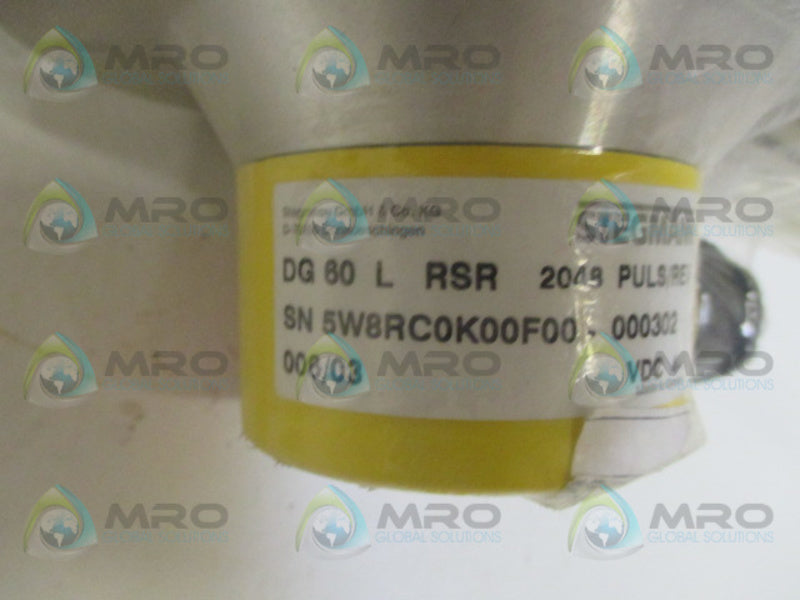 STEGMANN DG60LRSR2046 ENCODER 5W8RC0K00F00-000302  NSMP