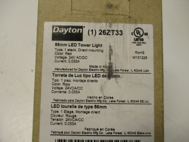 DAYTON 26ZT33  NSMP