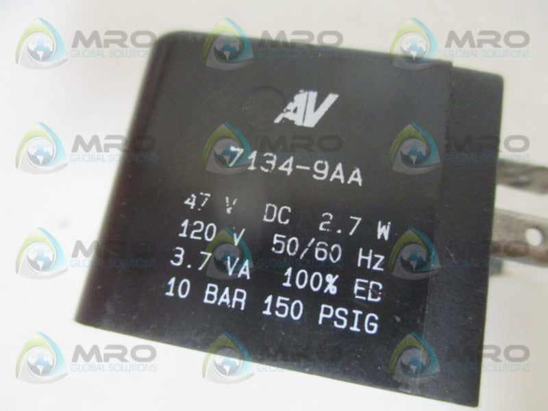 AV 7134-9AA COIL 120V  UNMP