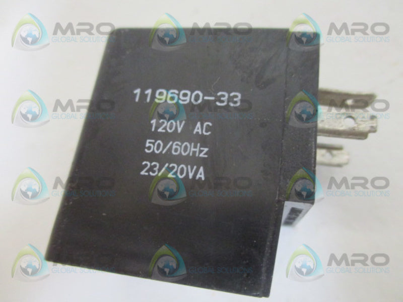REXROTH 100% ED 120VAC 4,3VA COIL  UNMP