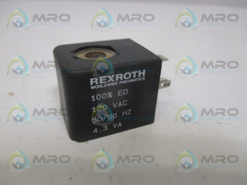 REXROTH 100% ED 120VAC 4,3VA COIL  UNMP
