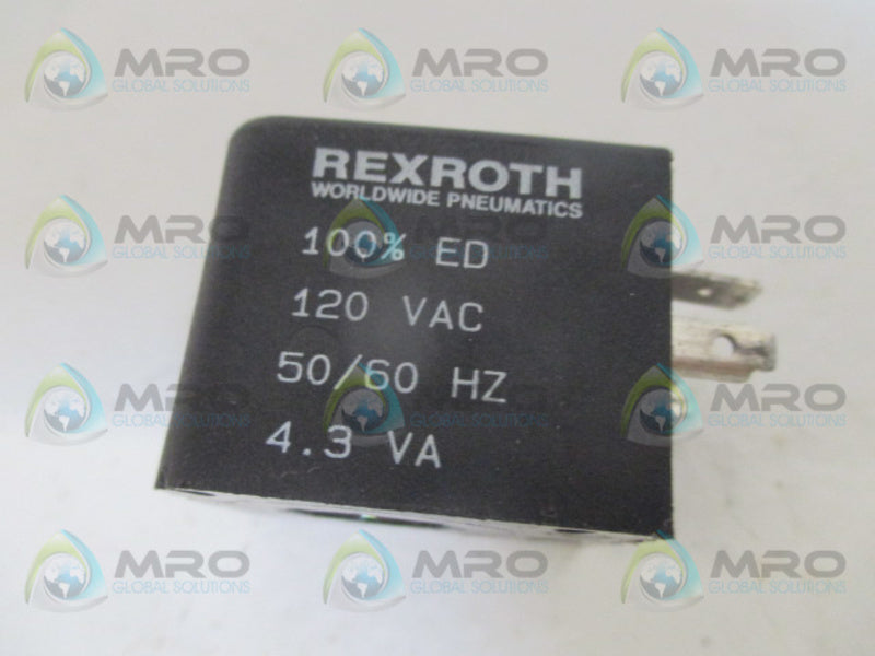 REXROTH 100% ED 120VAC 4,3VA COIL  UNMP