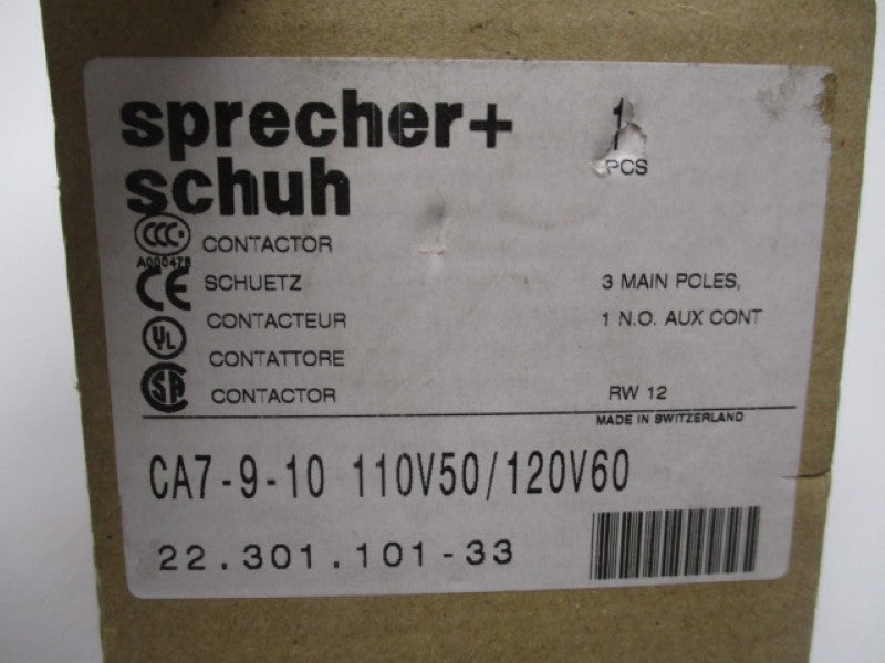 SPRECHNER SCHUH CA7-9-10-120 120V NSMP