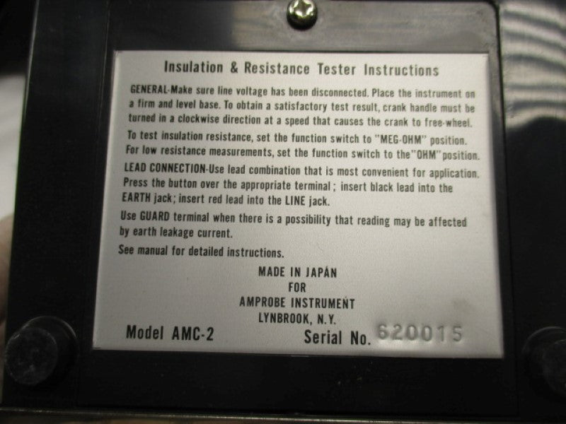 AMPROBE AMC-2 (AS PICTURED)  UNMP