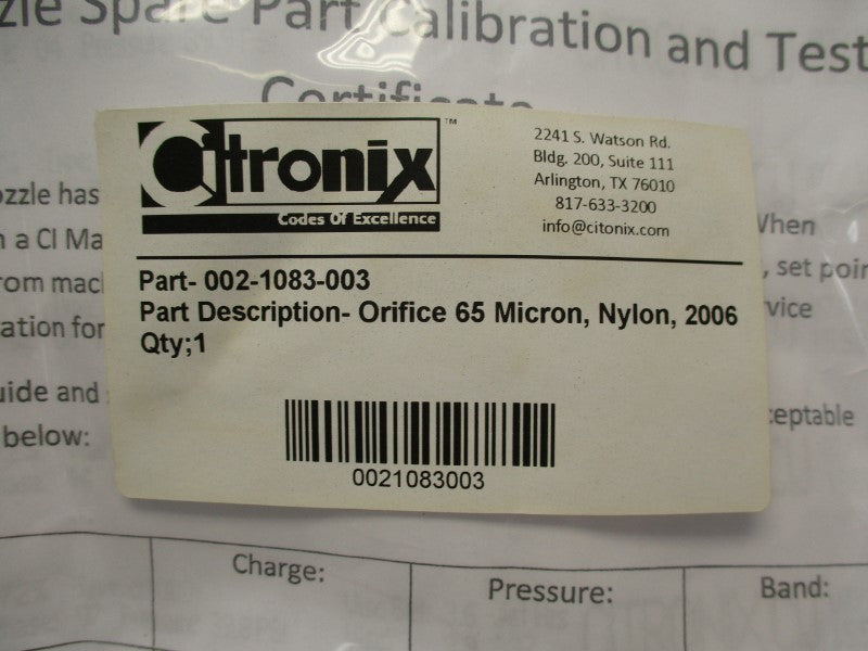 TRONIX 002-1083-003  NSMP