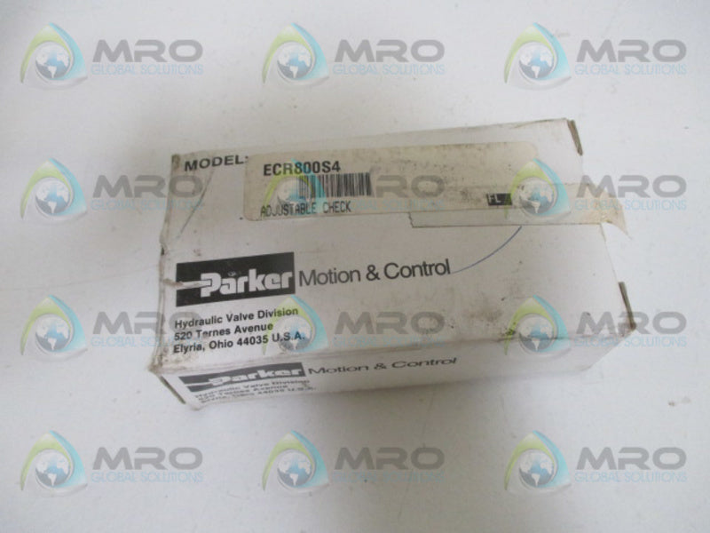 PARKER ECR800S4 ADJUSTABLE CHECK VALVE  NSMP