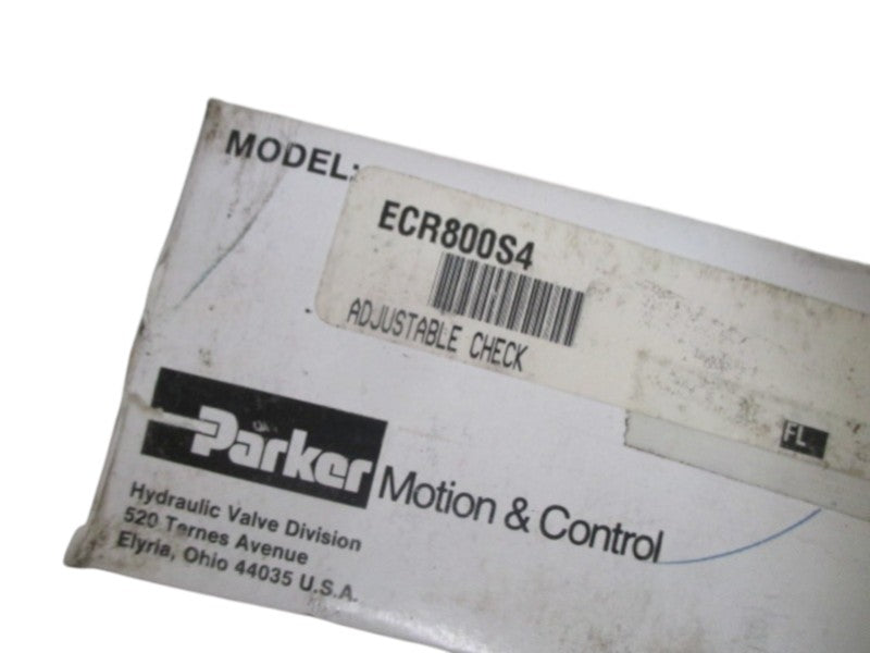PARKER ECR800S4 ADJUSTABLE CHECK VALVE  NSMP