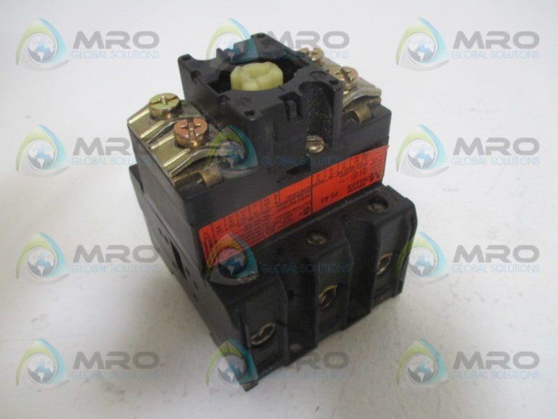 KLOCKNER MOELLER P3-63 MAIN SWITCH (MISSING ACCESSORIES)  NSNP