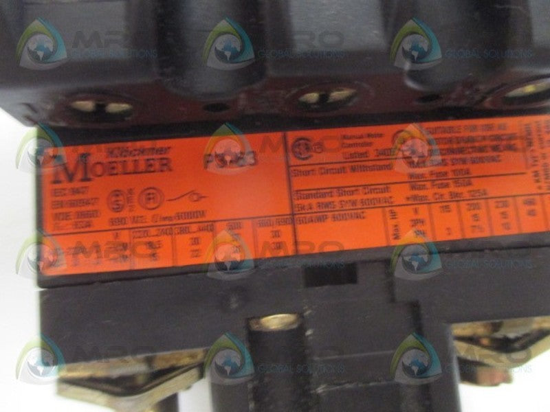 KLOCKNER MOELLER P3-63 MAIN SWITCH (MISSING ACCESSORIES)  NSNP
