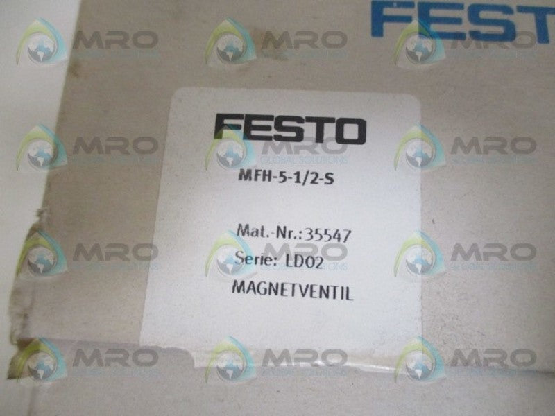 FESTO MFH-5-1/2S SOLENOID VALVE  NSMP