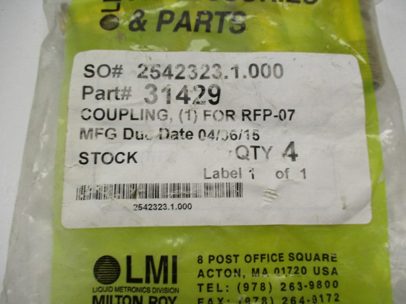 LMI MILTON ROY 31429 (PKG OF 4)  NSMP