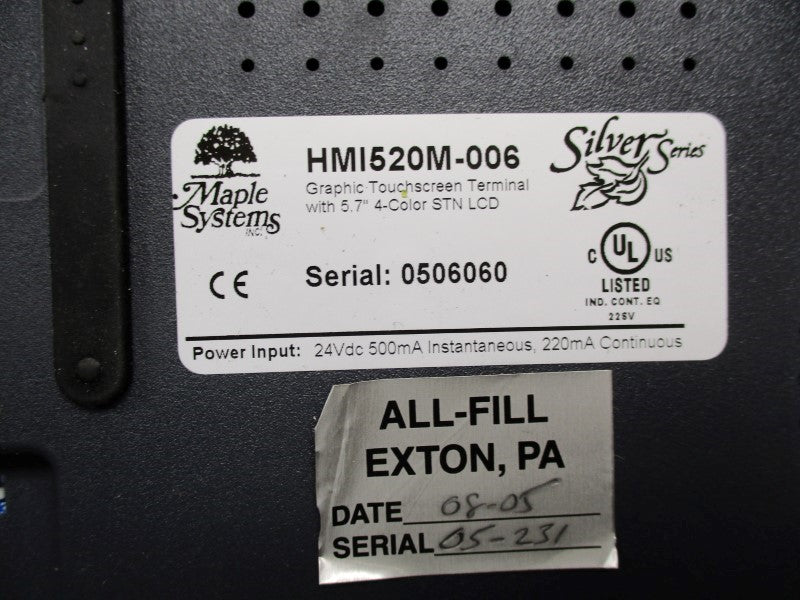 MAPLE SYSTEMS HMI520M-006  NSNP