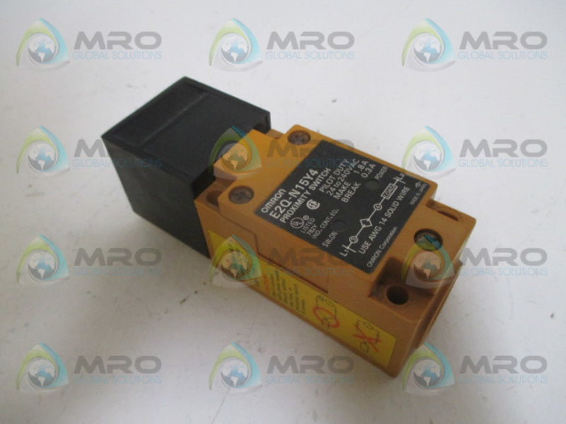 OMRON E2Q-N15Y4 PROXIMITY SWITCH  UNMP