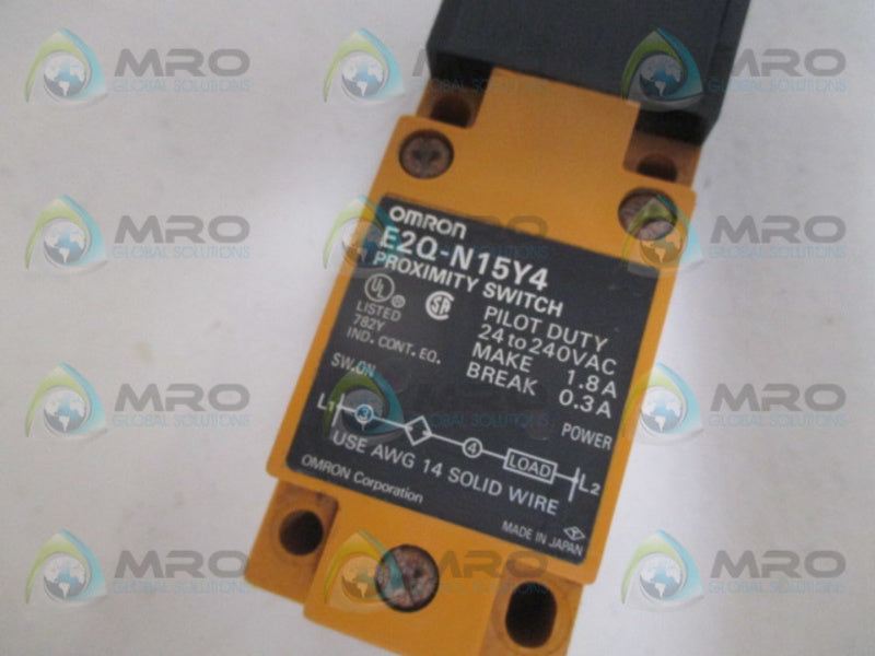 OMRON E2Q-N15Y4 PROXIMITY SWITCH  UNMP