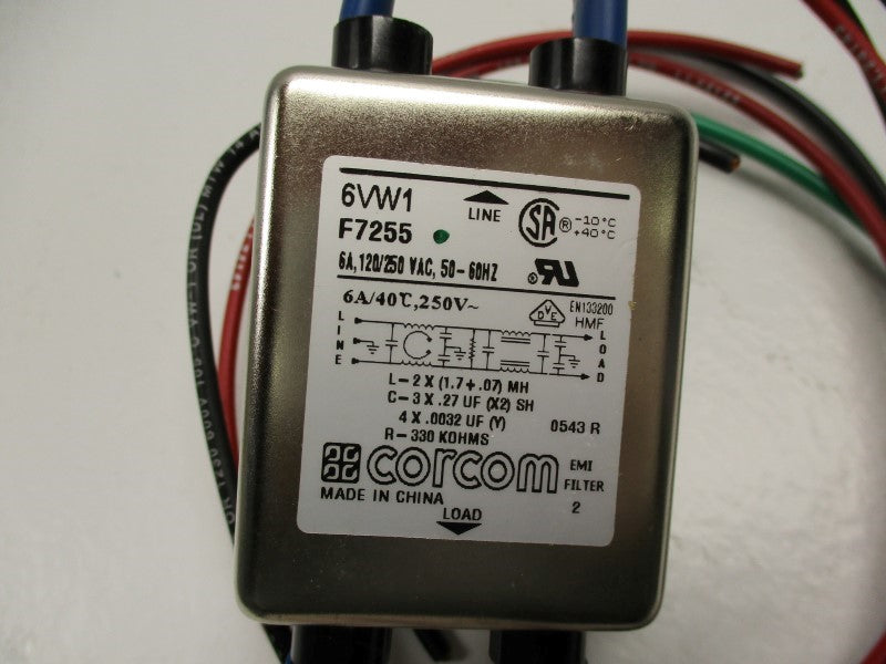 CORCOM 6VW1 F7255  UNMP