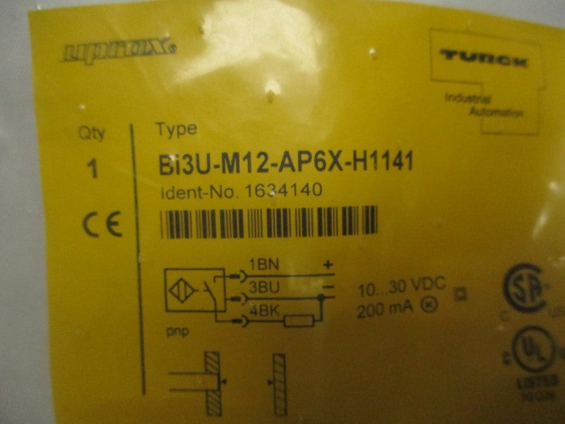 TURCK BI3U-M12-AP6X-H1141 * NEW IN FACTORY BAG *