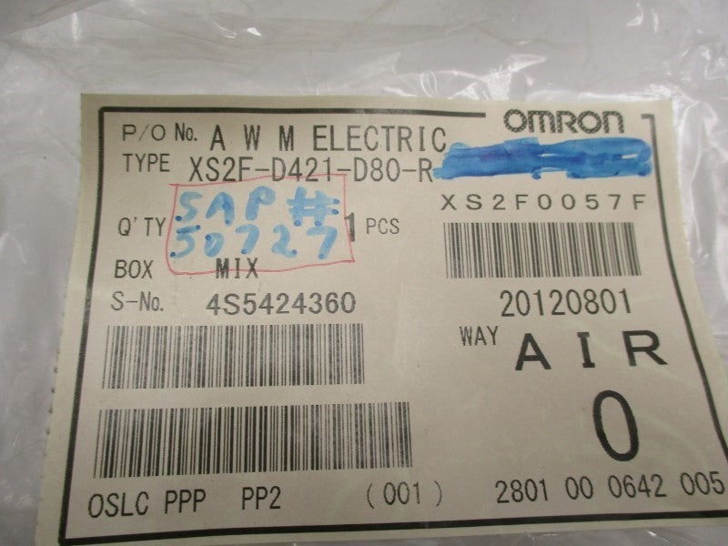 OMRON XS2F-D421-GA0-A  NSNP