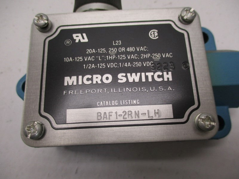 MICROSWITCH BAF1-2RN-LH (BLUE) NSNP