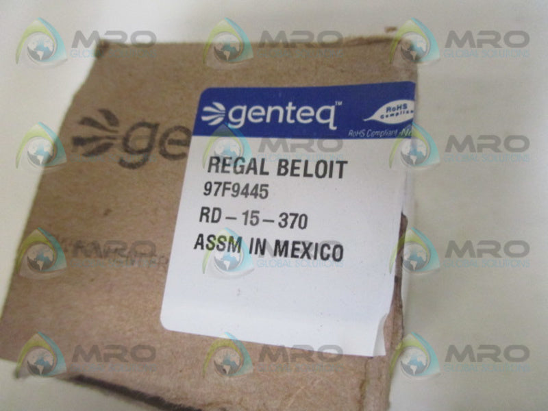 GENETEQ 97F9445 CAPACITOR 15 UF 370VAC  NSMP