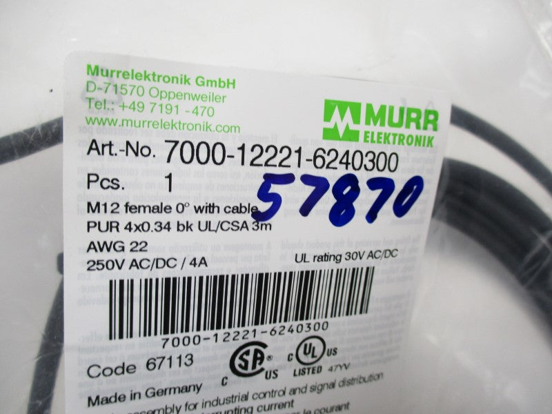 MURR ELEKTRONIK 7000-12221-6240300 NSMP