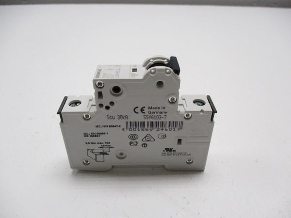 SIEMENS 5SY6103-7 CIRCUIT BREAKER 3A 240V NSNP