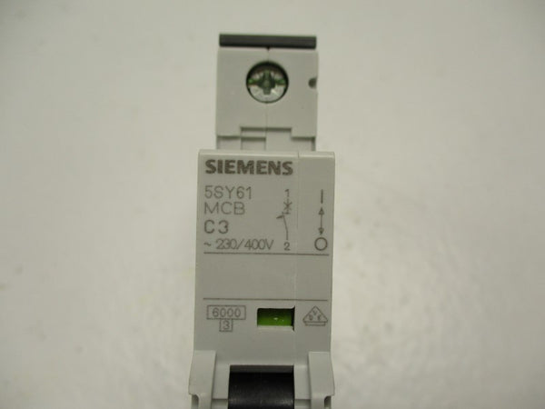 SIEMENS 5SY6103-7 CIRCUIT BREAKER 3A 240V NSNP