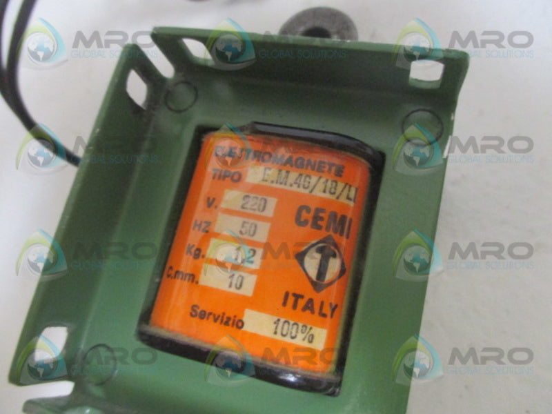 CEMI E.M.46/18/L1 ELECTROMAGNET 220V  NSNP