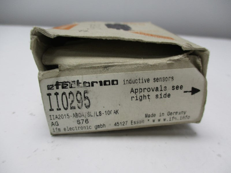 IFM EFECTOR IIA2015-ABOA/SL/LS-100AK II0295 NSMP