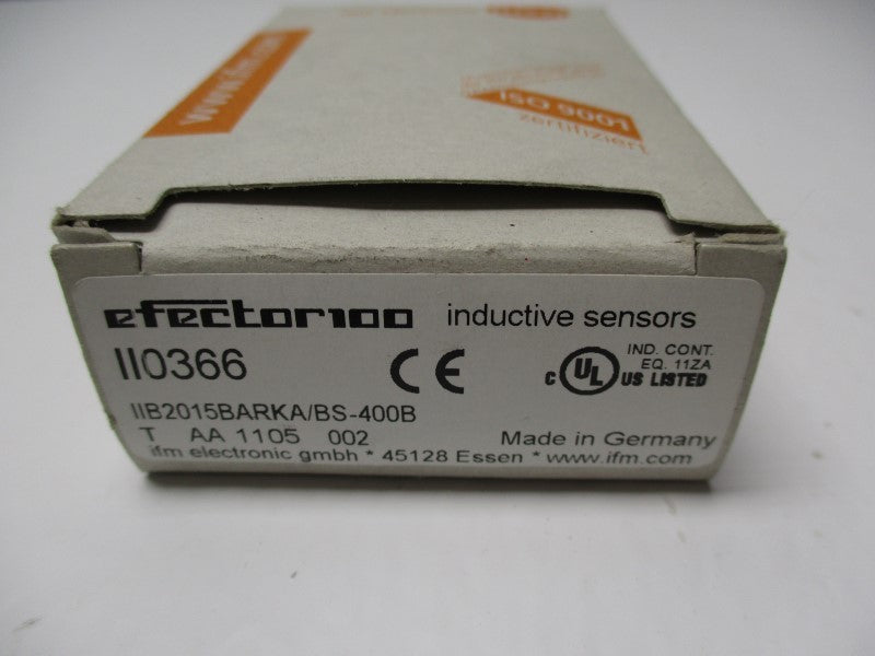 IFM EFECTOR IIB2015BARKA/BS-400B II0366 NSMP