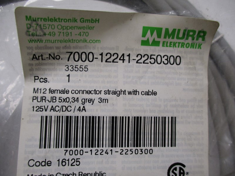 MURR ELEKTONIK 7000-12241-2250300 NSMP
