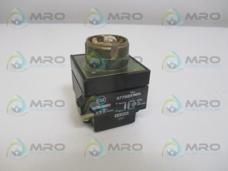 GENERAL ELECTRIC 077ISDT11011 PUSHBUTTON OPERATOR   UNMP