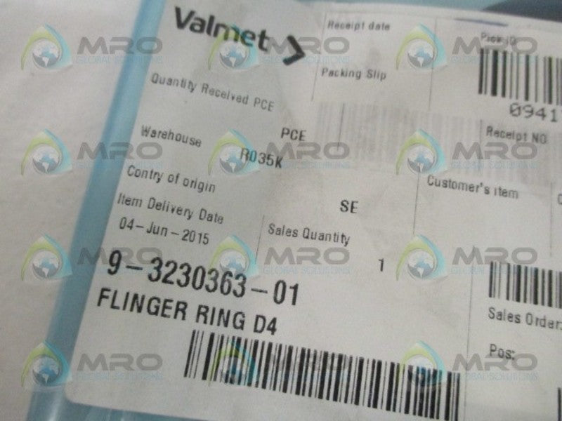 VALMET 9-3230363-01 FLINGER RING  NSMP