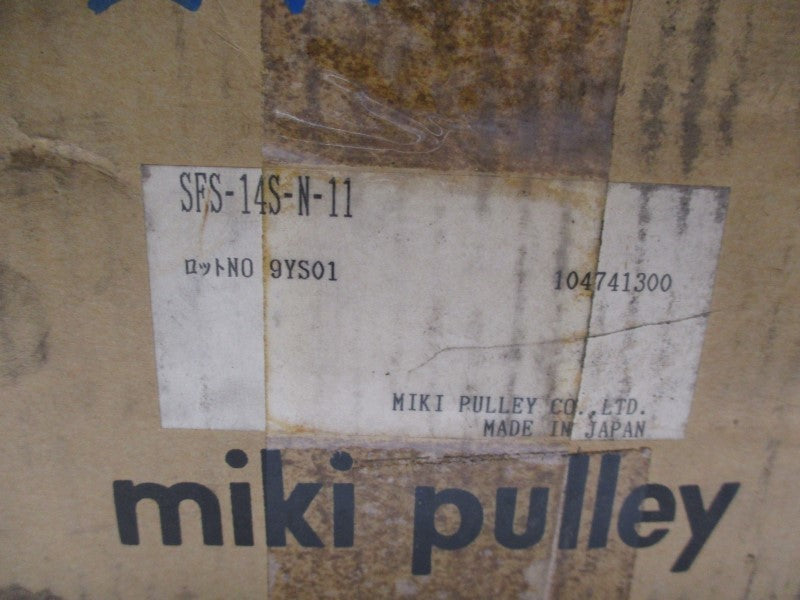 MIKI PULLEY SFS-14S-N-11 9YS01 NSMP