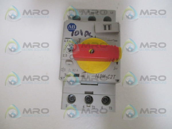 ALLEN BRADLEY 140M-C2T-B40 SER. C MOTOR CIRCUIT PROTECTOR 2.5-4.0A  UNMP