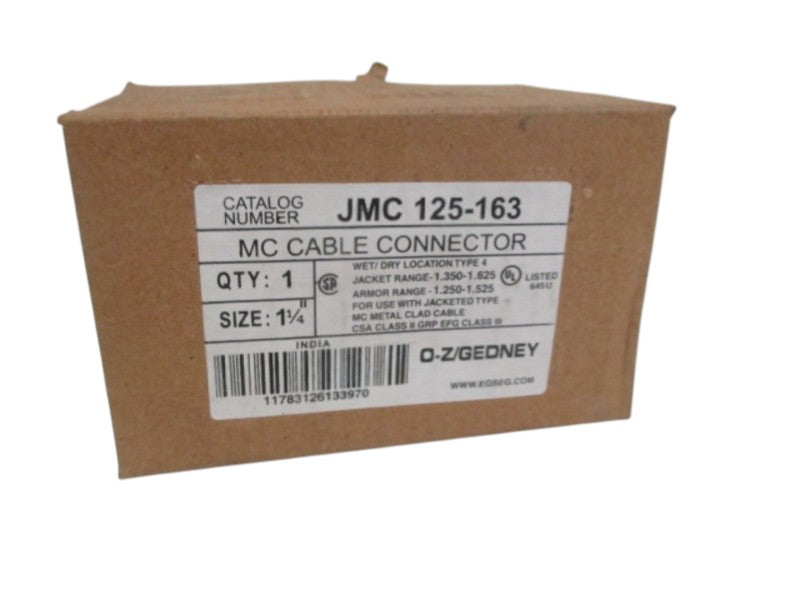 OZ GEDNEY JMC125-163 MC CABLE CONNECTOR  NSMP