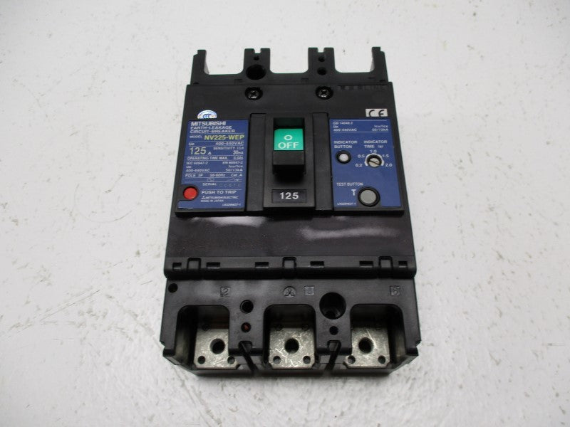 MITSUBISHI NV225-WEP 125A 400-440VAC NSMP