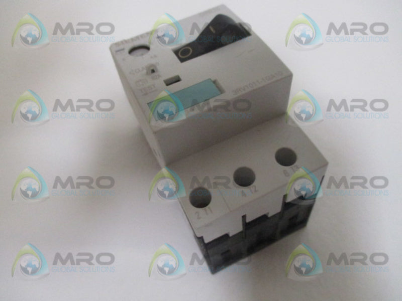 SIEMENS 3RV1011-1GA10 STARTER MOTOR PROTECTOR  (AS PICTURED)  UNMP