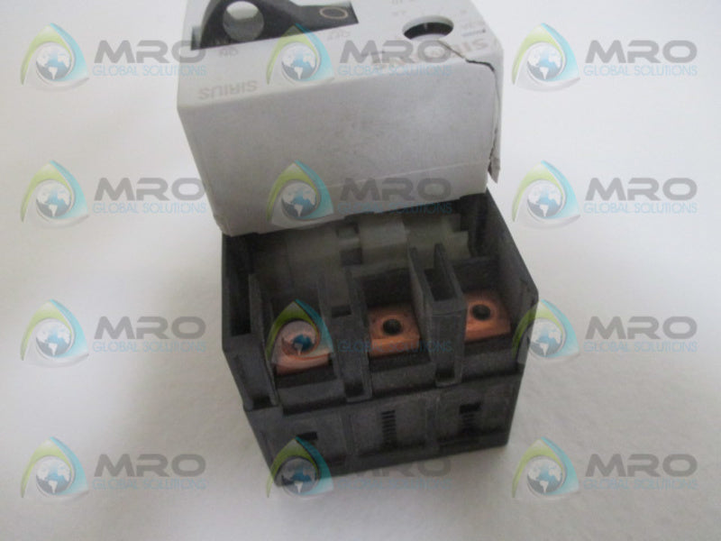 SIEMENS 3RV1011-1GA10 STARTER MOTOR PROTECTOR  (AS PICTURED)  UNMP