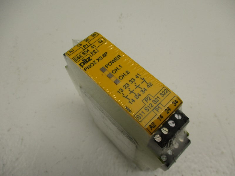 PILZ PNOZ-X2.8P-24VACDC-3N/0-1N/C 24V NSMP