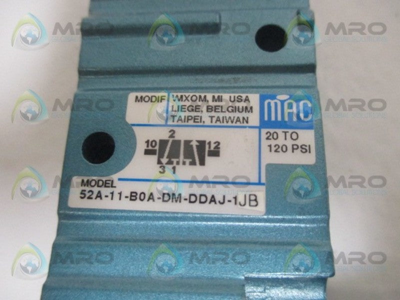 MAC 52A-11-B0A-DM-DDAJ-1JB SOLENOID VALVE 24VDC  UNMP
