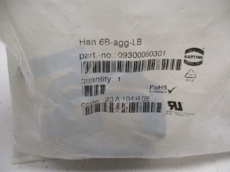 HARTING HAN6B-AGG-LB 09300060301 NSMP