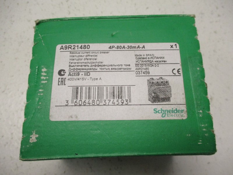 SCHNEIDER ELECTRIC A9R21480 80A 400/415V NSMP