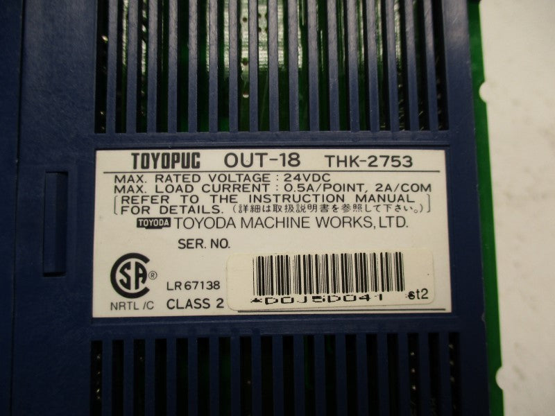 TOYODA THK-2753 (AS PICTURED) NSMP
