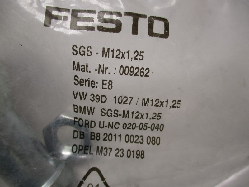 FESTO SGS-M12X1.25 009262 NSMP
