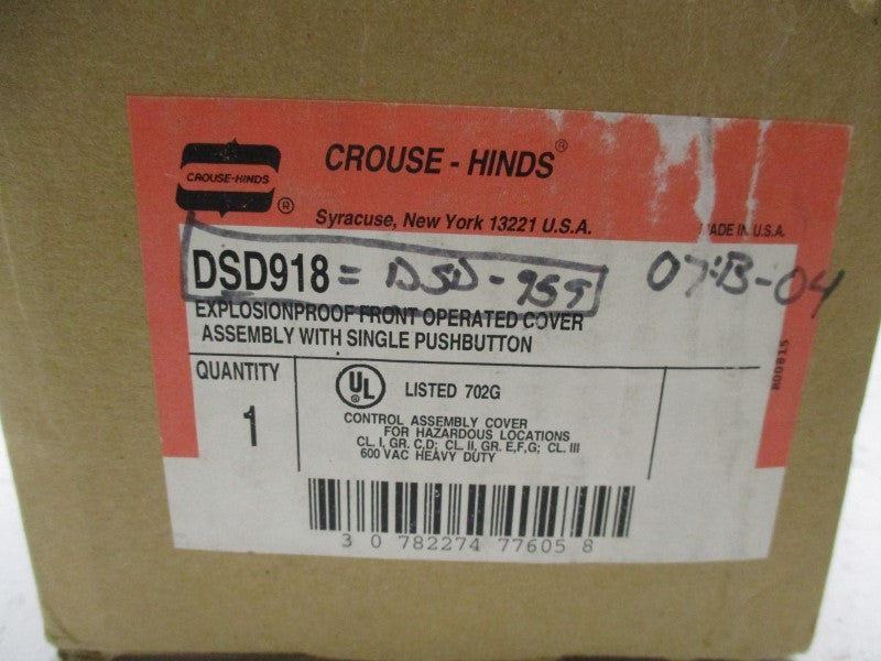 CROUSE-HINDS DSD918 NSMP